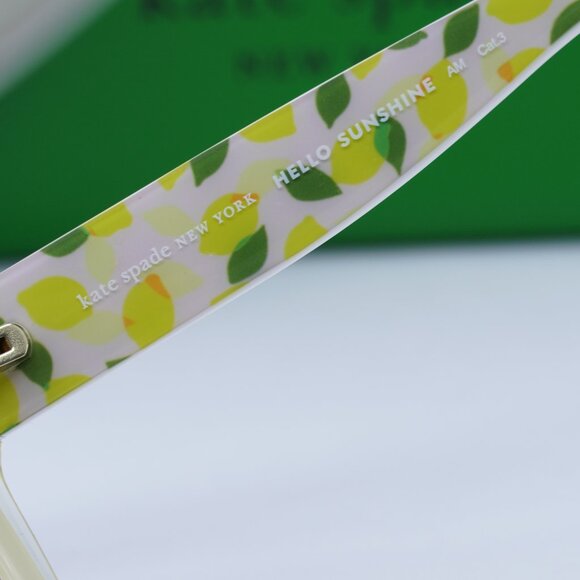 Final Price! Kate Spade MARIGOLD/S 0SZJ HA Ivory/Brown Sunglasses - Picture 6 of 8